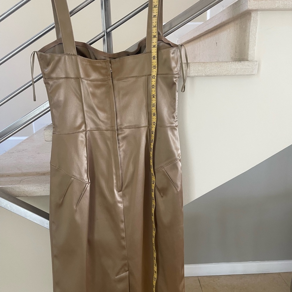 Vintage Dolce & GABBANA Elegant Brown Sleeveless Dress - Picture 12 of 15
